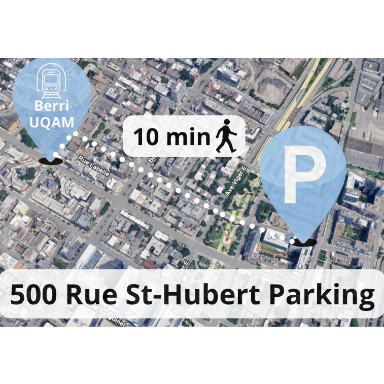 F1 Grand Prix du Canada 2026 · Circuit Gilles-Villeneuve · 500, rue St-Hubert · Carte de stationnement