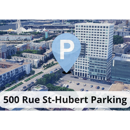 F1 Grand Prix du Canada 2026 · Circuit Gilles-Villeneuve · 500, rue St-Hubert · Carte de stationnement