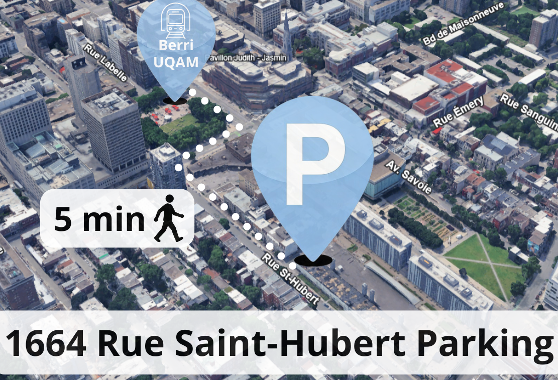 1664 Rue Saint-Hubert Parking · F1 Canada 2027 · Date TBD