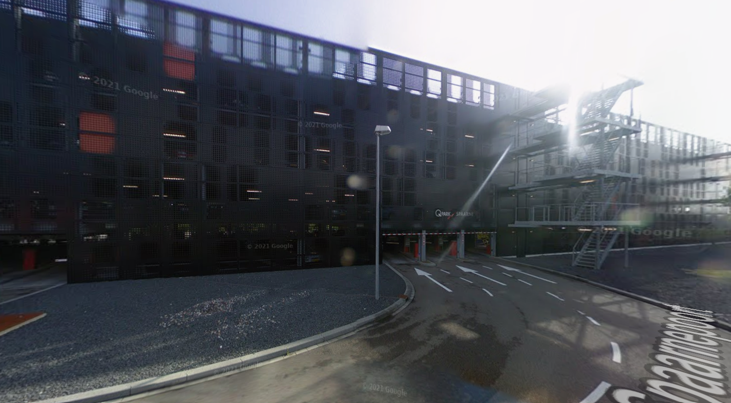 Entrance Spaarnepoort 2 Hoofddorp for F1 Dutch Grand Prix 2026 Park and Ride shuttle to Circuit Zandvoort